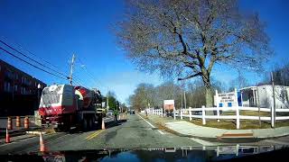 Roadwork on Douglas Ave in North Providence Rhode Island [upl. by Ralyat]