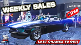 GTA 5 Online WEEKLY UPDATE  FREE Expensive CARS CARS TO BUY  Rare Cars  SALES [upl. by Miranda]