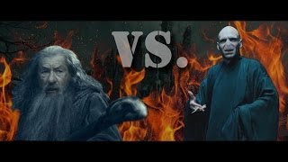 Gandalf vs Lord Voldemort  Epic Duel [upl. by Anoniw687]