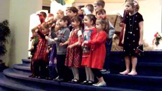 Ellas Preschool Christmas Concert 1 [upl. by Mellins11]