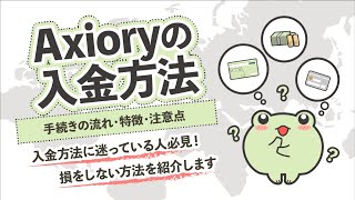 Axioryの入金方法と手順・手数料一覧 [upl. by Cliff]