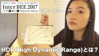 HDRとは？インタービー2017 SONYブースで聞いてきた！【High Dynamic Renge】 [upl. by Johnathan]