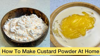 HOW TO MAKE CUSTARD POWDER AT HOME [upl. by Navi]