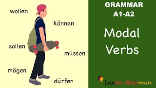 Learn German  German Grammar  Modalverben  Modal verbs  A1 [upl. by Herbst]