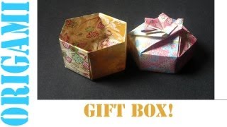 Easy Origami Hexagon Box Base Modular 2 Unit Tutorial [upl. by Pernick]