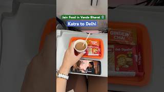 Vande Bharat Jain Food Honest Review  Katra to Delhi Vande Bharat Food  Vande Bharat Express Train [upl. by Margot10]