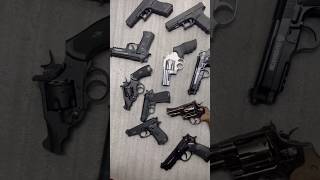 Co2 guns collection  walther  Beretta  glock  smith and wesson  dan wesson  webly  Hellriser [upl. by Hekking]