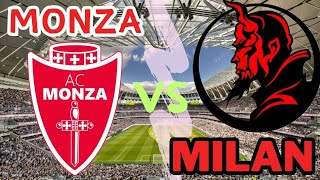 MONZA VS MILAN LIVE STREAMING SERIE A [upl. by Ainotna715]