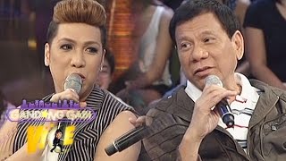 President Duterte intrigues Vices lovelife  GGV [upl. by Eisso]