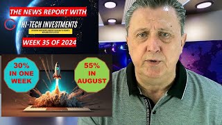 WEEK 35 NEWS STUDIO 🌍 HITECH INVESTMENTS 💲 NEW PROFIT RECORD HIT 55 IN AUGUST 📈 [upl. by Yusem]