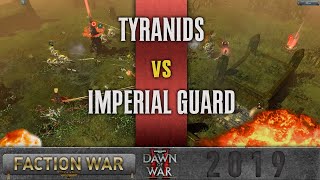 Dawn of War 2  Faction Wars 2019  Tyranids vs Imperial Guard [upl. by Scarface]