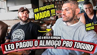 LÉO STRONDA PAGOU O ALMOÇO DO TOGURO E DE TODOS NA MESA  BITELO COMEU 3 PRATOS [upl. by Sisenej]