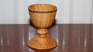 Woodturning Projects Egg Cup [upl. by Auqenet]