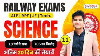 Class11  Railway Science 🔥 Last 10 Years PYQ 😍 ALP  Technician  JE  NTPC  Group D neerajsir [upl. by Jeremiah784]