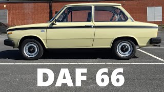 The DAF 66 Volvo Is a Small Car with Quirky Engineering [upl. by Naujat]