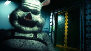 AN ANIMATRONIC IS WAITING FOR US AT THE BOTTOM OF THE ELEVATOR  FNAF Porkchops Adventure ENDING [upl. by Ilehs]