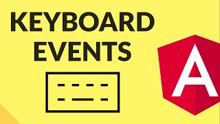 KEYBOARD EVENTS IN ANGULAR [upl. by Inittirb931]