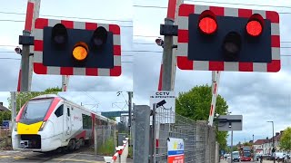 Enfield Lock Level Crossing London [upl. by Cyn]