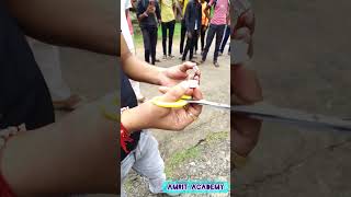 Sodium metal dipped into water shorts ytshorts  Amrit Academy [upl. by Enimassej]