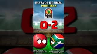 OCTAVOS DE FINAL DIA 4  COPA AFRICANA DE NACIONES 2023 countryballs [upl. by Yanahc166]