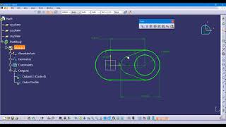 Sketcher Outputs in CATIA V5 [upl. by Aaronson705]