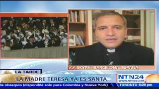 Sacerdote tras canonización madre Teresa de Calcuta era “la misionera de la caridad” [upl. by Suzetta]