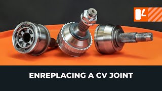 How to replace CV joint AUTODOC TUTORIAL [upl. by Ttreve739]