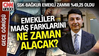 SSKBAĞKUR Emeklisinin Zam Oranı I25 Oldu Peki Emekliler Maaş Farklarını Ne Zaman Alacak [upl. by Llenyl171]