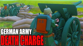 German Artillery Barrage Followed by 10000 TRENCH CHARGE  Ravenfield WW1 Mod [upl. by Narcho]