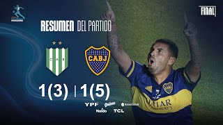 Copa Diego Maradona  Final  resumen de Banfield  Boca [upl. by Htebazil]