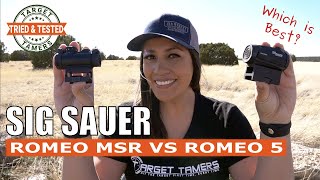 Sig Sauer Romeo MSR VS Romeo 5 Comprehensive HandsOn Comparison [upl. by Erbma404]