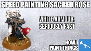 Army Painting Order of the Sacred Rose Easy Mode How I Paint Things [upl. by Bridget401]