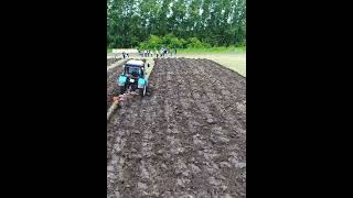 Tractor farmer agriculturefarming automobile miniagricuture agrimachines farming snow agricul [upl. by Obe88]