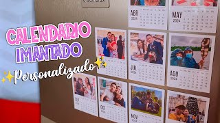 Haz tu Propio CALENDARIO IMANTADO PERSONALIZADO💕 con Plantillas gratis [upl. by Esinej965]