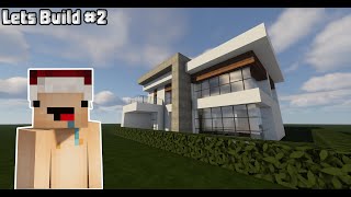 Minecraft Lets Build 2 20x20 Modern House Tutorial [upl. by Berstine563]