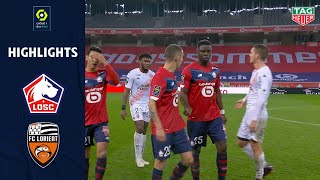 LOSC LILLE  FC LORIENT 4  0  Highlights  LOSC  FCL  20202021 [upl. by Salohci]