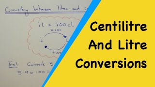 How To Convert Between Litres And Centilitres Metric Units OF Volumes [upl. by Irmgard]