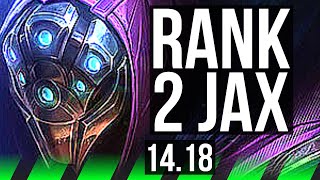 JAX vs XIN ZHAO JGL  Rank 2 Jax 617 Dominating Rank 15  EUW Challenger  1418 [upl. by Teplica]