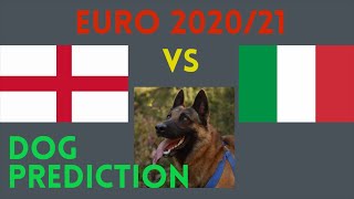 Italy vs England FINAL The two best teams at Euro 2020 dog prediction [upl. by Idas]