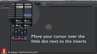 How to make inserts postfader in MOTU Digital Performer [upl. by Young]