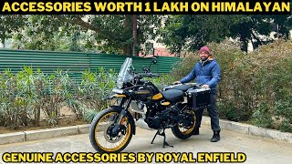 Fully loaded Himalayan 450  Genuine Motorcycle Accessories by Royal Enfield  Part 2 royalenfield [upl. by Amikat771]