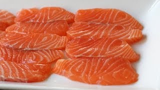 Quick Cured Salmon  How to Cure Salmon in 3 Minutes [upl. by Brandice]