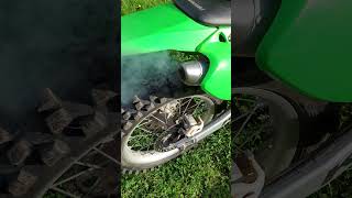 KX250 Warm Up Revs shorts kawasaki kx250 2stroke [upl. by Michaud564]