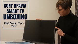 SONY Bravia UNBOXING KDL32WE610B 32 inch Smart TV with HDR Best 300 TV [upl. by Henarat]