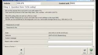 Mercedes OFFLINE SCN coding and flash 7G tronic 7229 EHS [upl. by Jacenta139]