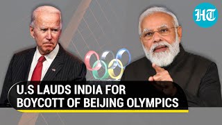 Chinas Galwan provocation Top US lawmakers hail India for diplomatic boycott of Beijing Olympics [upl. by Eelirem837]