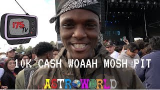 10K CASH amp TRIPPIE REDD WOAAH MOSH PIT ASTROWORLD 2018 HOUSTON [upl. by Adnilim]