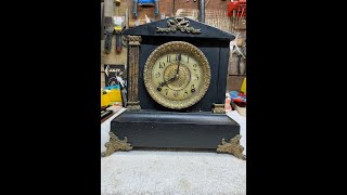 Repair Attempt of an Ingraham 8 Day Mantel Clock 1905 [upl. by Torras]