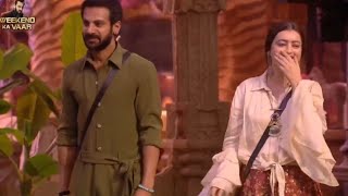 Chahat pandey or Karan veer mehra ny kia dance bigg boss season 18 episode 2024 [upl. by Harhay528]