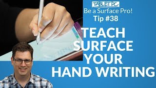 How to train your Surface to recognise your hand writing [upl. by Arod]